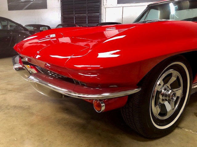 1966 Red Chevrolet Corvette Convertible