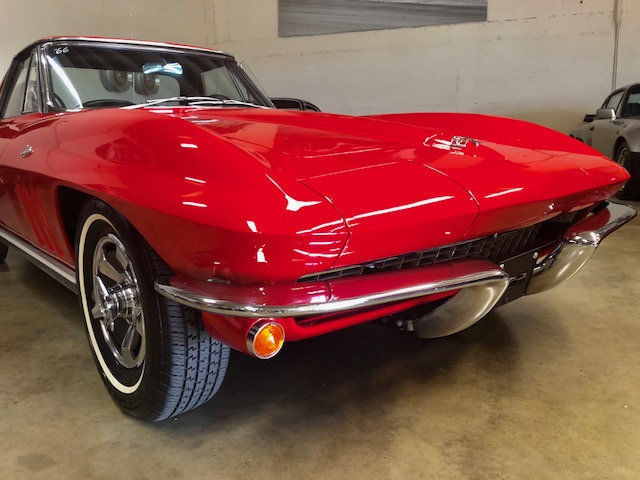 1966 Red Chevrolet Corvette Convertible
