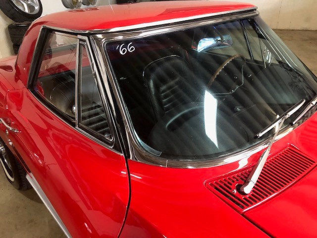 1966 Red Chevrolet Corvette Convertible