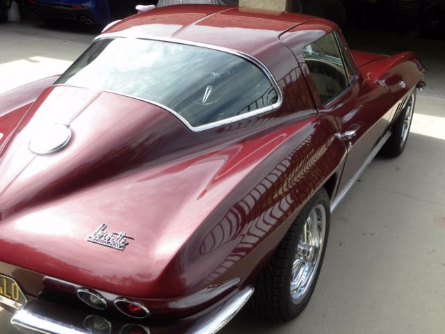 1966 Burgundy Chevrolet Corvette Coupe