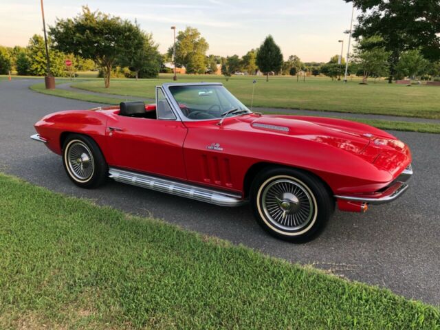 1966 Red Chevrolet Corvette