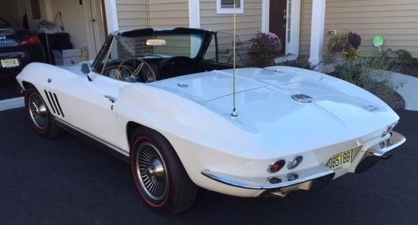 1966 Ermine White Chevrolet Corvette Convertible