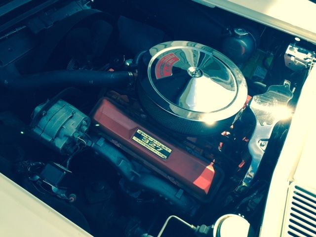 1966 Ermine White Chevrolet Corvette Convertible