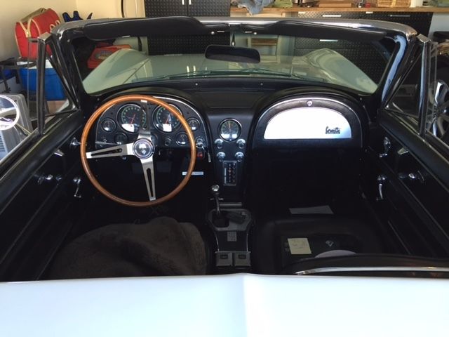 1966 Ermine White Chevrolet Corvette Convertible