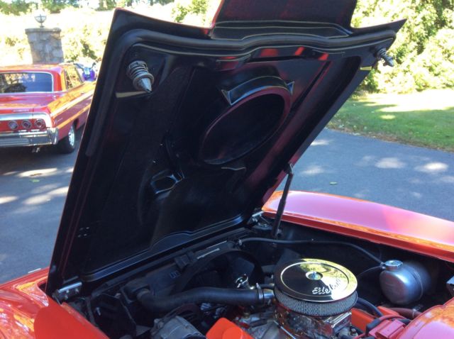1966 Red Chevrolet Corvette Convertible
