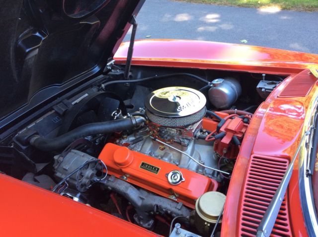 1966 Red Chevrolet Corvette Convertible