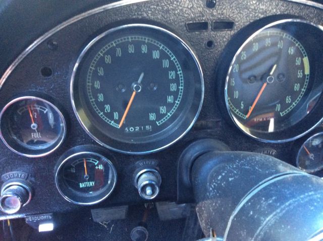 1966 Red Chevrolet Corvette Convertible