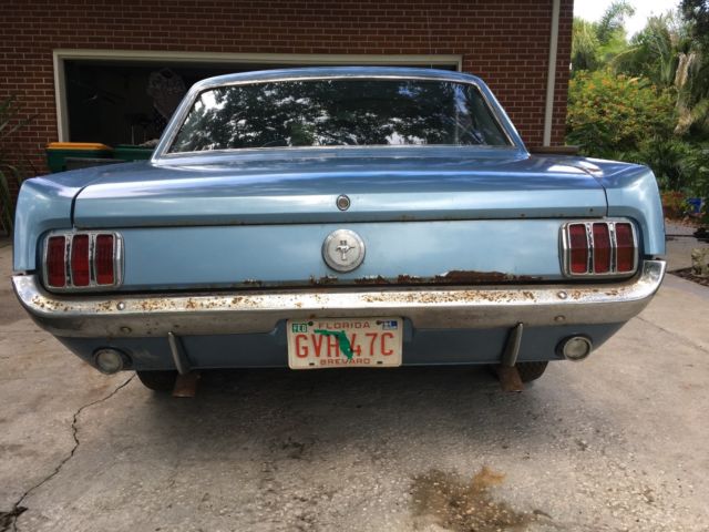 1966 Blue Ford Mustang Coupe
