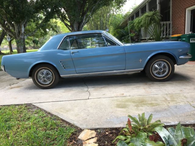 1966 Blue Ford Mustang Coupe