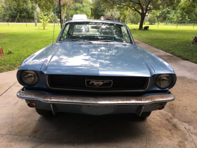 1966 Blue Ford Mustang Coupe