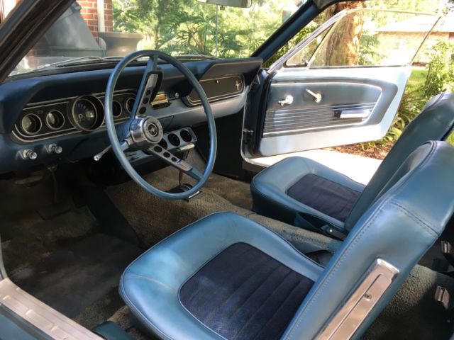 1966 Blue Ford Mustang Coupe