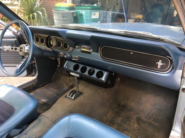 1966 Blue Ford Mustang Coupe