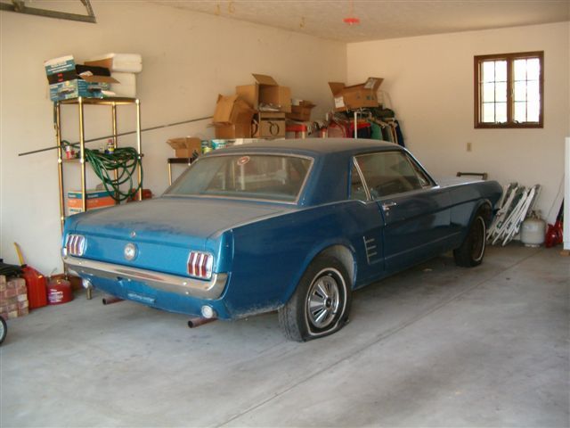 19660000 iroc blue Ford Mustang Coupe