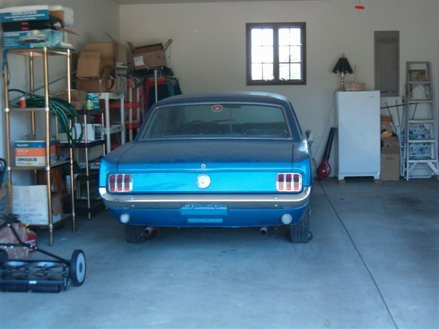 19660000 iroc blue Ford Mustang Coupe
