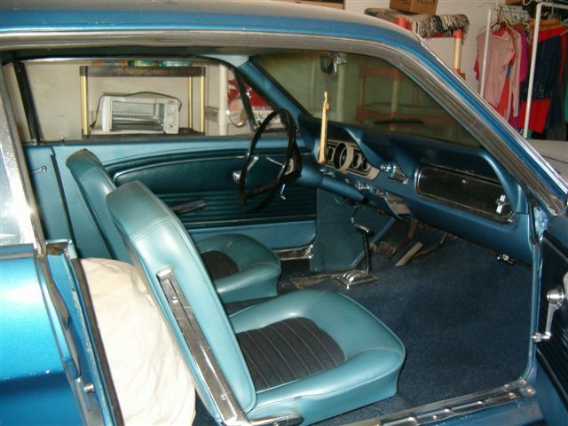 19660000 iroc blue Ford Mustang Coupe