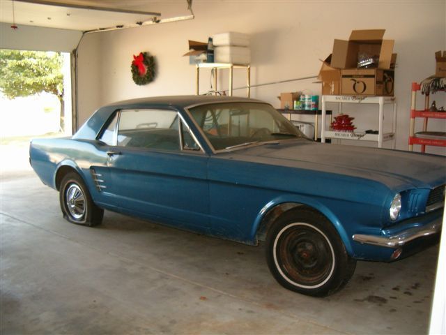 19660000 iroc blue Ford Mustang Coupe