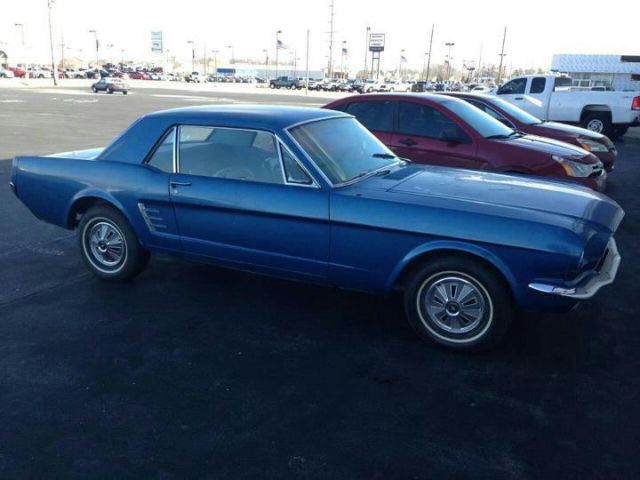 19660000 iroc blue Ford Mustang Coupe
