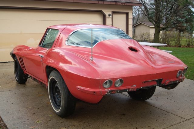 1966 Rally Red Chevrolet Corvette coupe