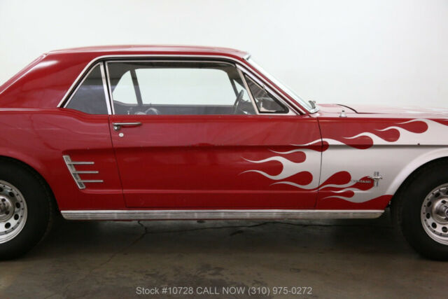 1966 Red Ford Mustang