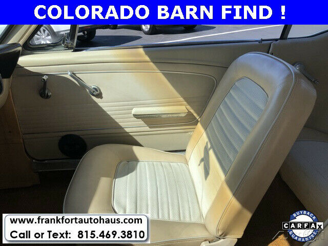 1966 Yellow Ford Mustang