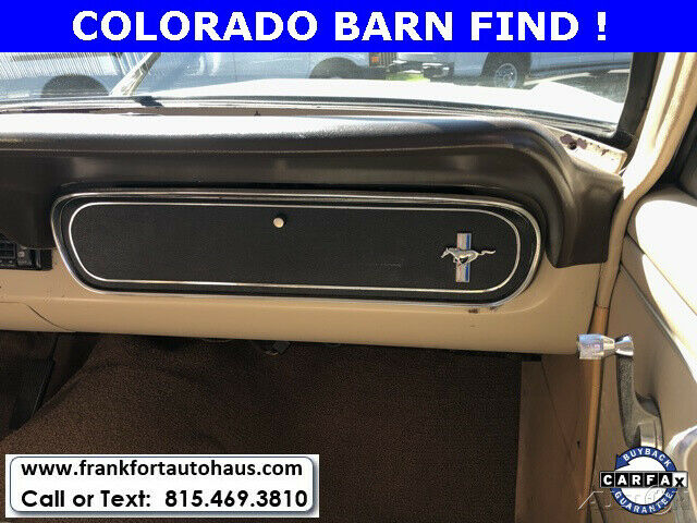 1966 Yellow Ford Mustang