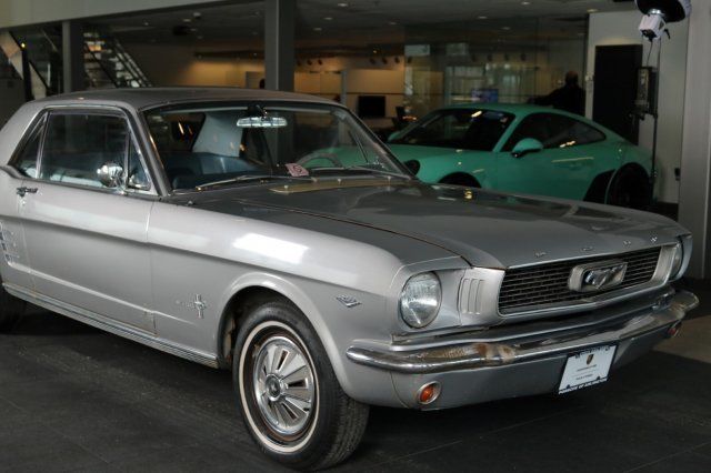 1966 Silver Ford Mustang Coupe