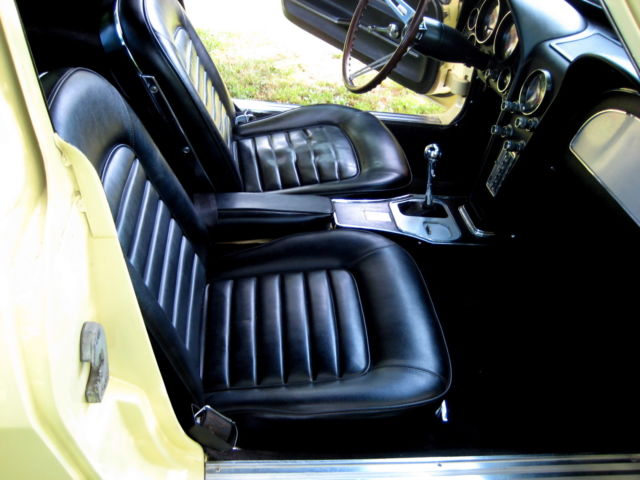 1966 Sunfire Yellow Chevrolet Corvette Coupe