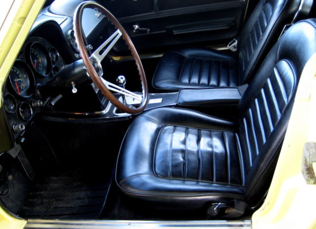 1966 Sunfire Yellow Chevrolet Corvette Coupe