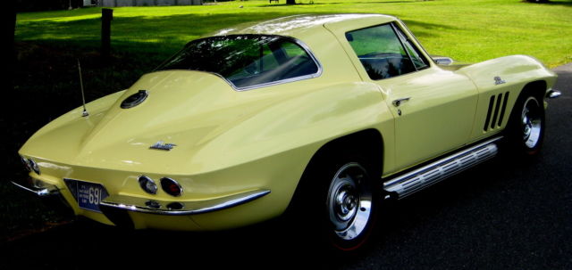 1966 Sunfire Yellow Chevrolet Corvette Coupe