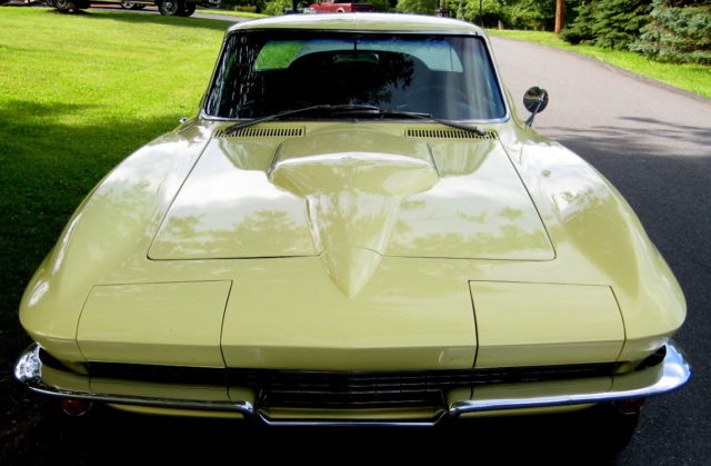 1966 Sunfire Yellow Chevrolet Corvette Coupe