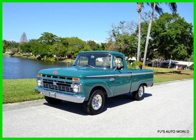 1966 Green Ford F-100