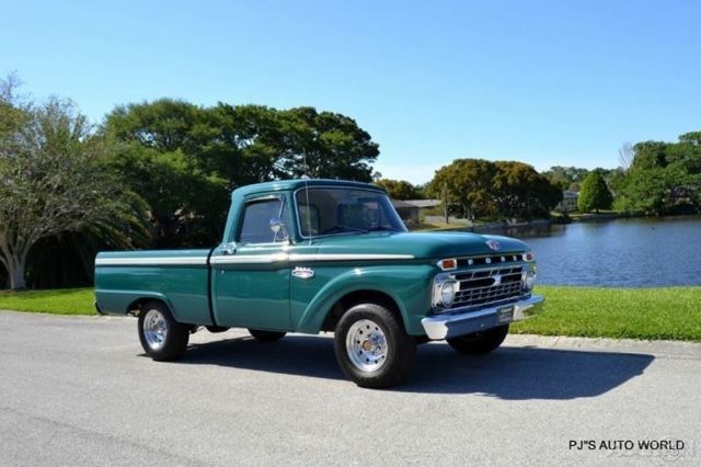 1966 Green Ford F-100