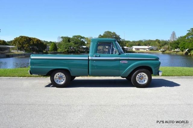 1966 Green Ford F-100