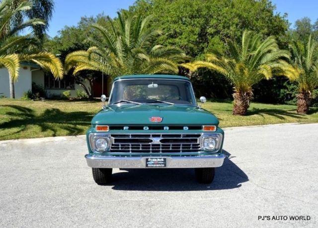 1966 Green Ford F-100