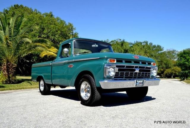 1966 Green Ford F-100