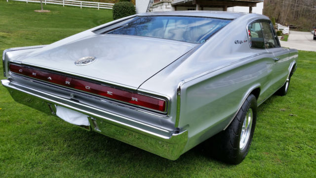 1966 Silver Dodge Charger Coupe