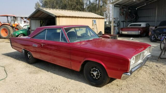 1966 Burgundy Dodge Coronet Coupe