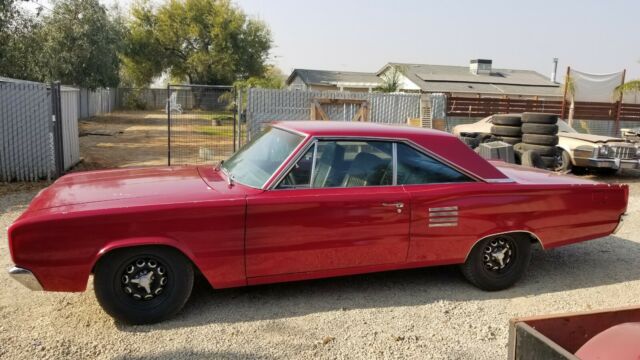 1966 Burgundy Dodge Coronet Coupe