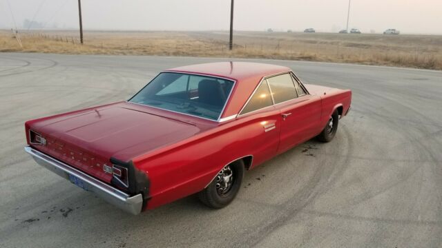 1966 Burgundy Dodge Coronet Coupe
