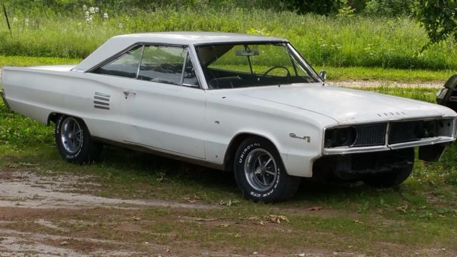 1966 White Dodge Coronet Sedan