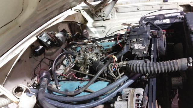 1966 White Dodge Coronet Sedan