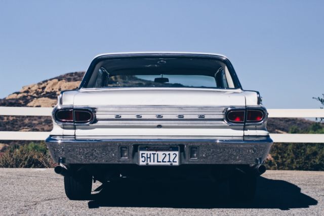 1966 White Dodge Dart Coupe