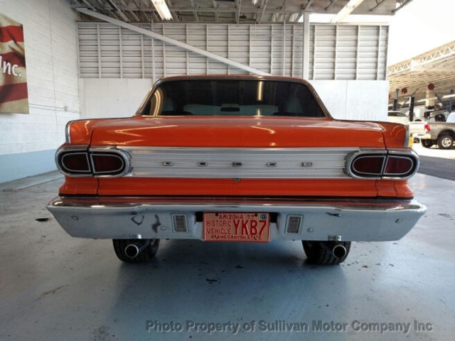 1966 Orange Dodge Dart Coupe
