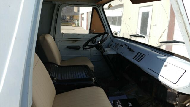 1966 Blue Ford E-Series Van