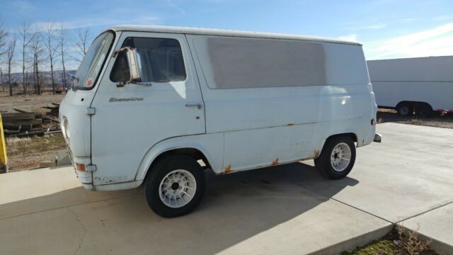1966 Blue Ford E-Series Van