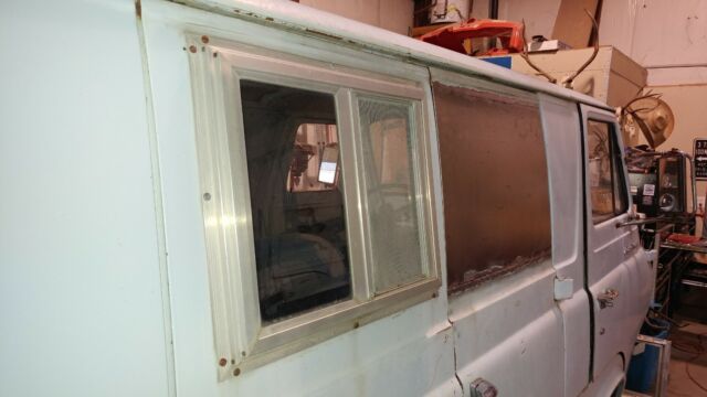 1966 Blue Ford E-Series Van