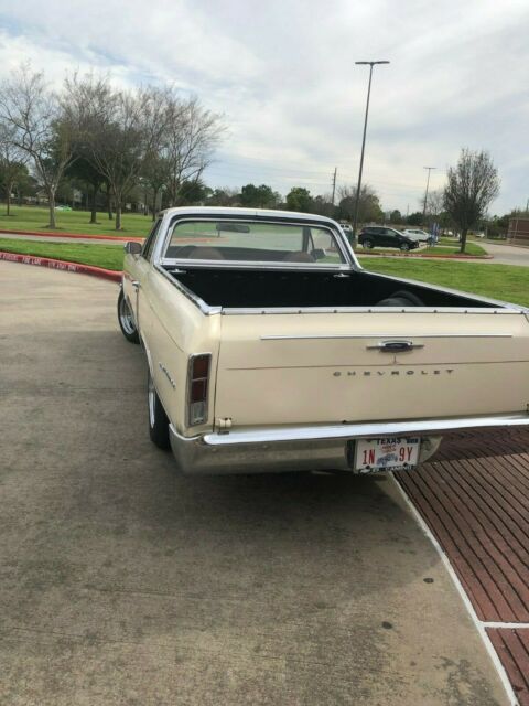 1966 Tan Chevrolet El Camino Standard Cab Pickup