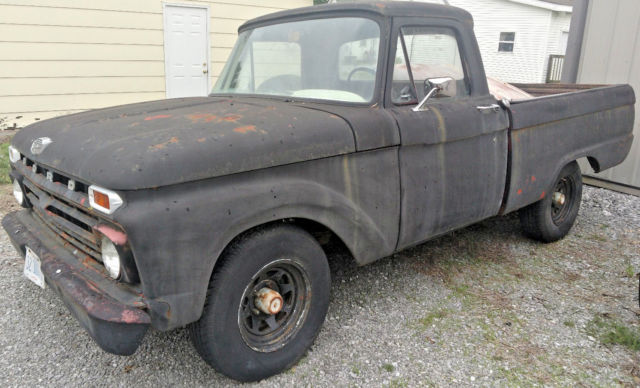 1966 Brown Ford F-100 Standard Cab Pickup