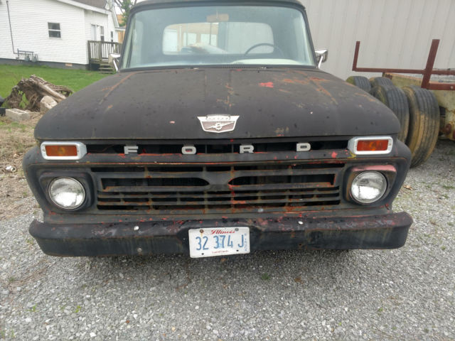 1966 Brown Ford F-100 Standard Cab Pickup