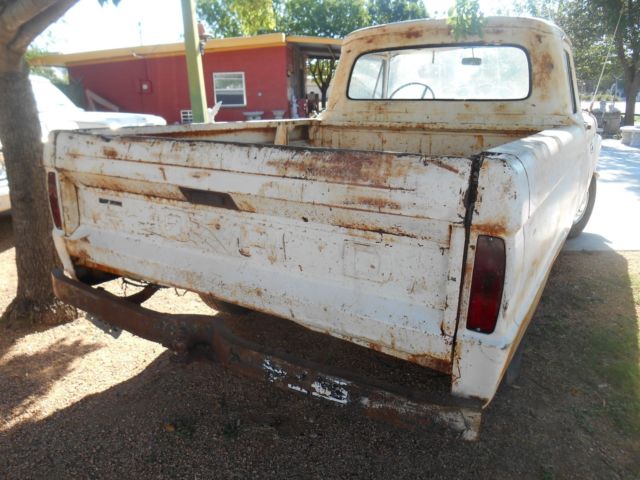 1966 White Ford F-100 Standard Cab Pickup